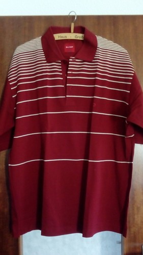 Olymp polo shirt - olymp, rot-dunkelrot