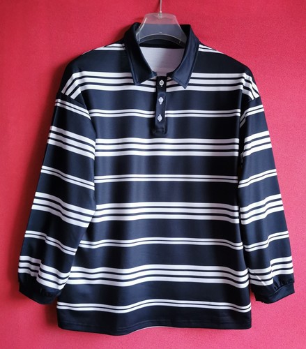 Herren poloshirt shirt - herren, langarm