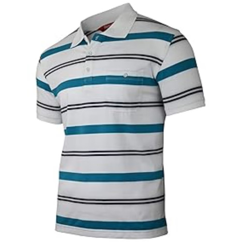 Gestreiftes poloshirt - 👕, –